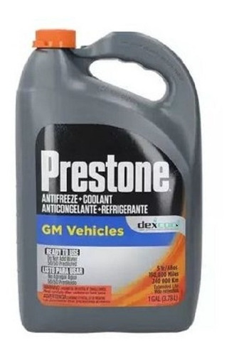 Anticongelante Prestone Listo P/usar Spark Gt