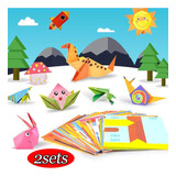 Libro De Papel De Origami Infantil 3d Diy Juguetes Hechos A