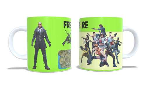 Caneca Personalizada Free Fire M5 Porcelana Xícara 