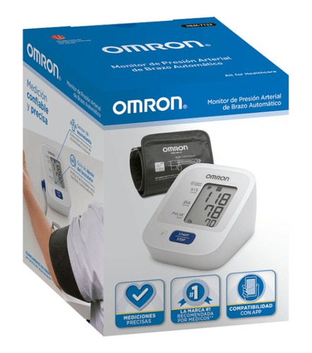 Tensiometro Digital Automatico De Brazo Omron Hem 7142 Gtia