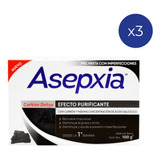 Pack Jabón Asepxia Carbón Detox Purificante 100 Gr