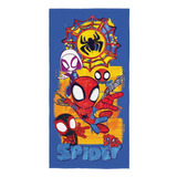 Toalha De Banho Aveludada Spidey Algodão Macia Lepper Disney