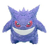 Pokemon Gengar Ornamental Impreso En 3d Pla 30cm Dropix 3d.