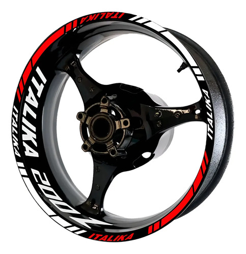 Calcomanias Stickers Para Rines Italika 200z Rin Moto Ss | Meses sin interés