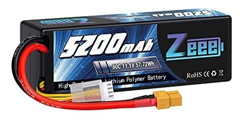 Bateria Lipo 11.1v 5200mah 80c 3s Xt60 Plug Zeee