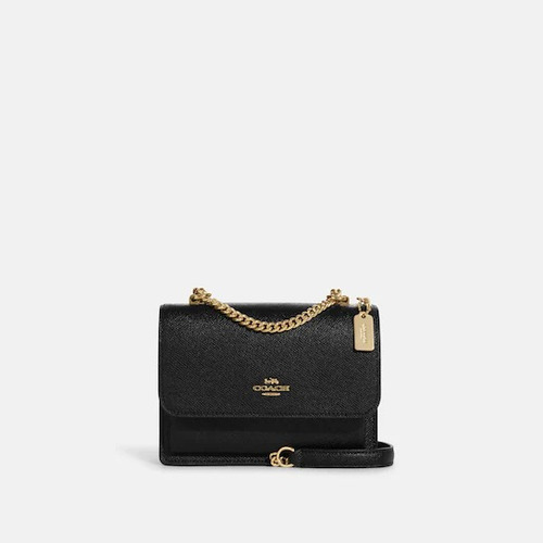 Coach Klare Crossbody De Piel Color Negro