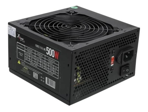 Fonte 500w Real Para Pc Gamer Computador Bivolt 20/24pinos