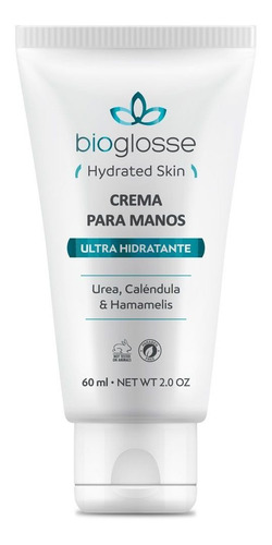 Bioglosse Crema Para Manos Ultra Hidratante Pieles Secas