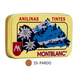 Pack 3 Anilinas Montblanc® Cajita Dorada Color 33. Pardo Pack 3