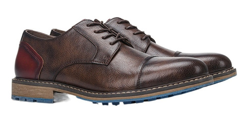 Zapatos De Cuero Business Casual Hombre Vintage