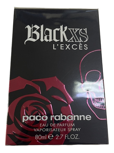 Black Xs L Excess Paco Rabanne 80ml Edp Lacrado Raro