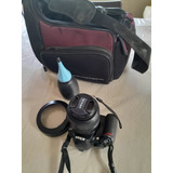 Nikon D3100 Con Lente 18/55, Bolso Y Soplete Para Limpieza.