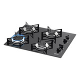 Fogão Cooktop 4 Bocas Gás Fischer 1519 Preto 127v 220v