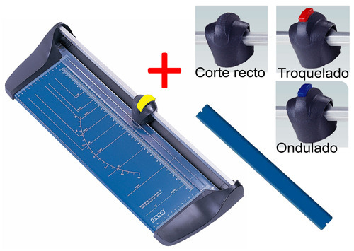 Guillotina Cizalla Office A3 + Troquelado + Ondulado + Base Combo Rd