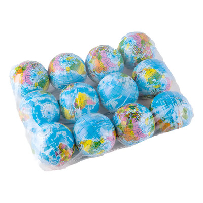 20 Pelotas Didacticas D Esponja Mapamundi Tierra Mapa Escola Agua