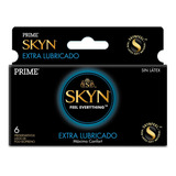 Preservativos Prime Skyn Extra Lubricado X 6 Un