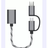 Cable Convertidor Tipo C Micro Usb P/celular Laptop Tablet 