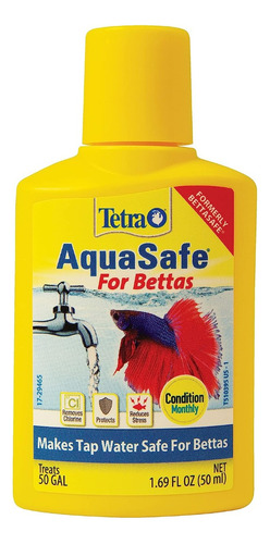 Aqua Safe Betta 50ml Anticloro Acondicionador Agua Acuario