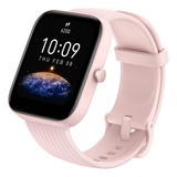 Smartwatch Amazfit Bip 3 Pro Gps Android/ios Vidro Rosa