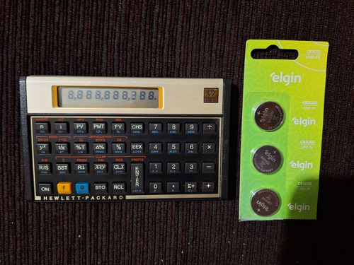 Calculadora Hp 12c Original Usada Com Falha No Visor