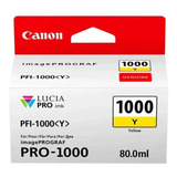 Tinta Canon Pfi-1000y Lucia Pro Amarillo Ink Tank