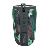 Parlante Bluetooth Hügel S32 Portatil Mediano Verde Militar