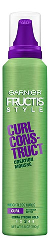 Garnier Fructis Style Curl Construct Creation Mousse, Curly.