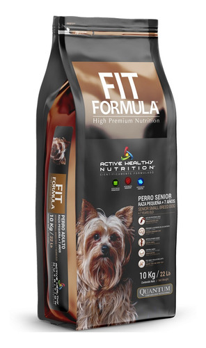 Alimento Fit Formula Premium +7 Para Perro Senior De Raza Pequeña Sabor Mix En Bolsa De 10kg