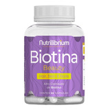 Biotina Beauty Capelo Pele Unhas 60 Cápsulas Nutrilibrium