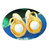 Aretes Pendientes Broqueles Oro 18k Dama Regalo Mama Fino