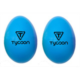 Tycoon Percussion Huevos De Plástico, Color Azul