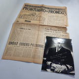 Antiguo Diario Rev Libertadora Peron Frondizi 1958 Mag 61962