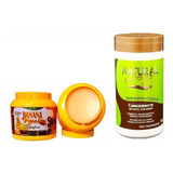 Parafina Banana E Mel + Hidratante Chocomenta Natural Bronz 