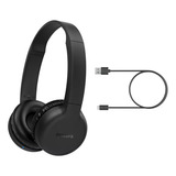 Fones De Ouvido Bluetooth Philips Tah1205bk Headband, Branco Claro, Cor Preta