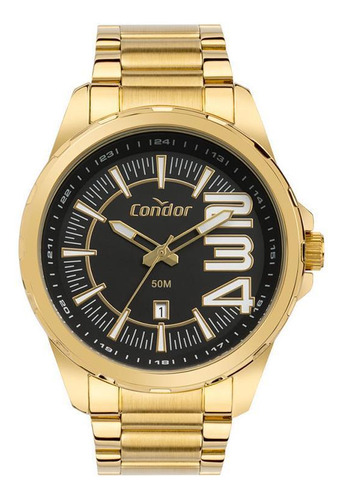 Relógio Condor Masculino Co2115mwd/4p Dourado 48mm