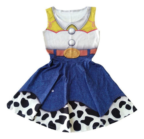 Vestido Cosplay Adulto Jessie Pronta Entrega