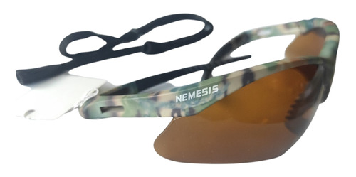 Caja 12 Pz De Lentes Nemesis Camuflaje Bronce Cordon Sujetab