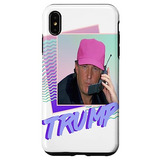 Funda Para iPhone XS Max Donald Trump Retro Vintage Vapor-02