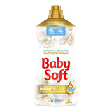 Amaciante De Roupas Concentrado Baby Soft 1,5 L Pureza 