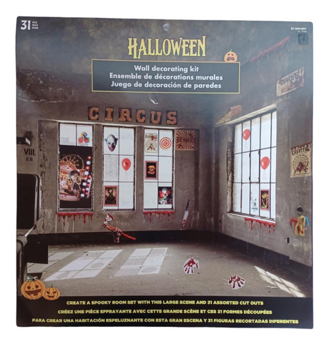 Decoracion Cuadros Halloween Decoración Pared Terror Payaso