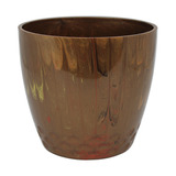 Vaso Cachepot Decorativo Médio Sustentável Dourado