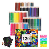 120 Colores Aceite Lapices Profesional Arte Colore Lápiz Set