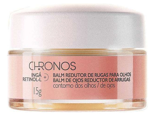 Balsamo Crema Facial Reductor De Arrugas Chronos Natura 15g