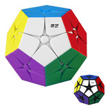 Cubo Rubik Megaminx Qiyi 2x2 Negro Y Stickerless