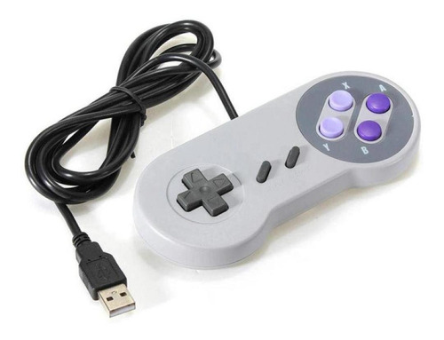 Controle Super Nintendo Entrada Usb