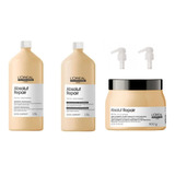 Kit Loreal Absolut Gold  Sh. 1,5 L + Cond. 1,5 L + Masc 500g