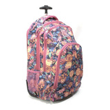 Mochila Escolar Sestini Florida Rodinha Trolley G Notebook 