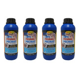 Kit 4 Limpador Pedras Piscina Azulejo Marmore Granito 1l