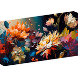 Cuadro Lienzo Canvas Flores Color  Comedor Oleo Sala 50*60cm