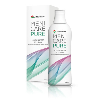 Solución Lentes Contacto Rígidos Menicon MeniCare Pure 250ml Con Estuche | Meses sin interés